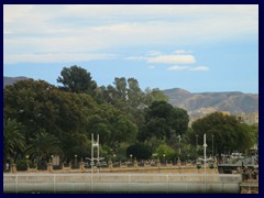 Murcia City Centre South part - Surrounding mountains seen from Puente de los Peligros bridge.